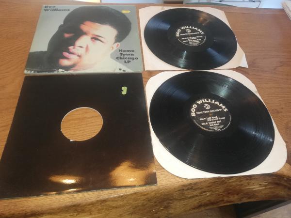 Boo Williams Home to Chicago LP 1996 Relief Records  RR 766 Doppel LP US Pressung  VG/VG